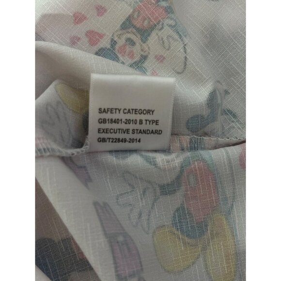 MICKEY & FRIENDS WOMENS SHIRT BUTTON UP XL LONG SLEEVE UNBRANDED LIGHT PINK - Picture 11 of 11